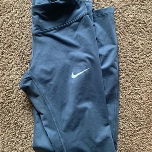 Blue Nike Running Leggings Size XS